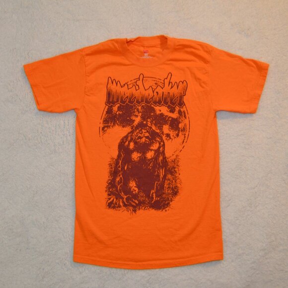 Weedeater sludge doom band tee, flame orange sasquatch weedeater tee size S - Picture 1 of 10